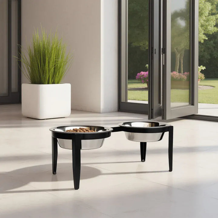 vision indoor outdoor dining station -small -black