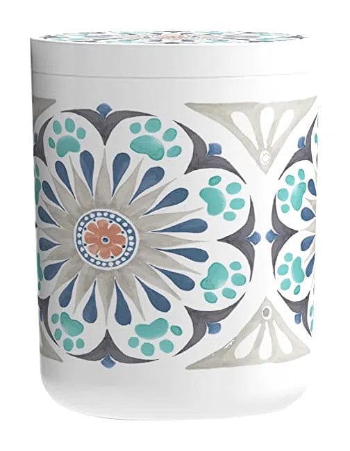 Paw Flower Dog Treat Canister