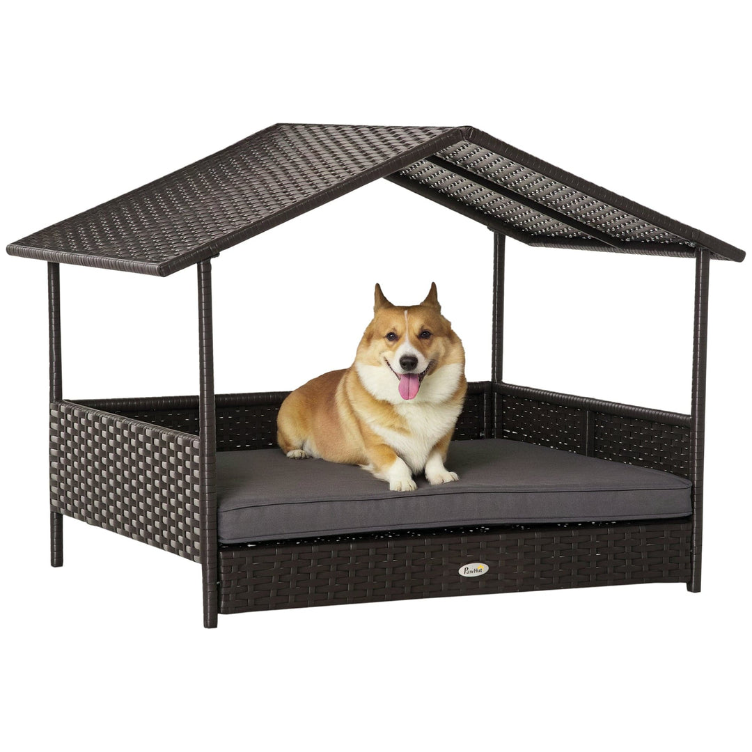 Gerard Outdoor Pet Bed with Canopy