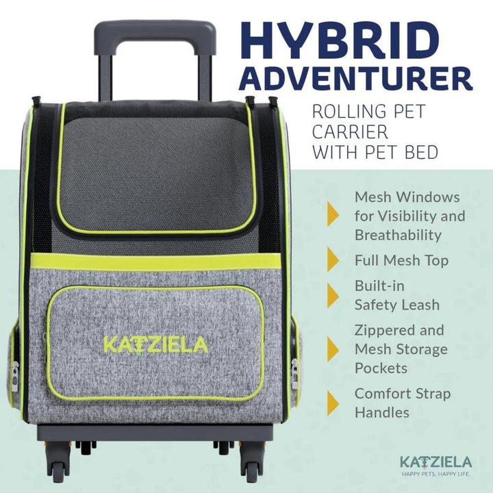 rolling backpack petcarrier