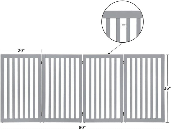 dimensions of unified 4 panel pet gate