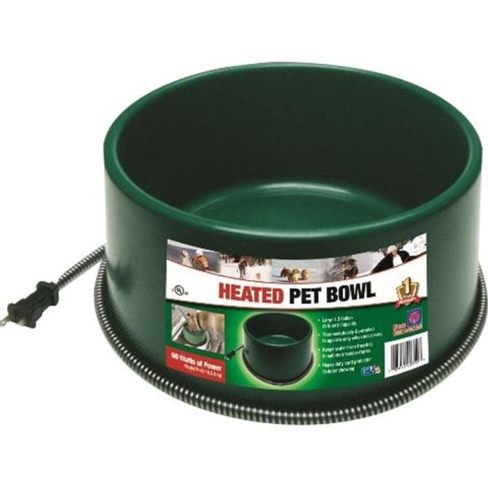 heated pet water bowl