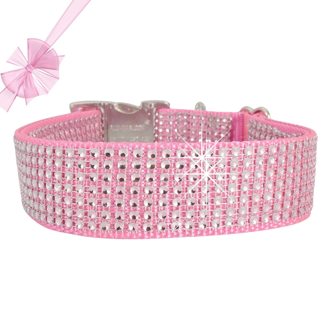 pink fashion rhinestone collar