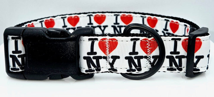 I Love NY Dog Collar and Lead