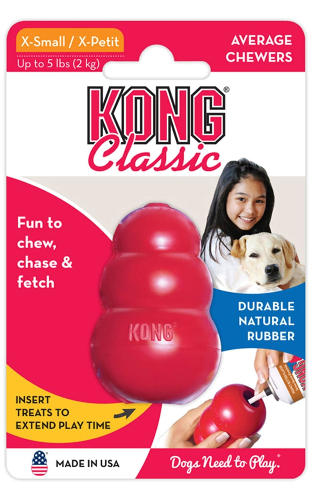 natural rubber kong stuffing  dog toy