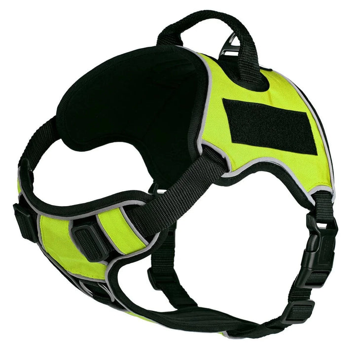lime green dog harness no pull