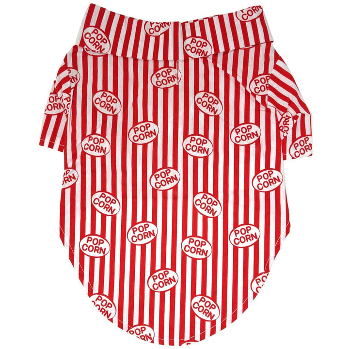 popcorn box graphic dog shirt for pitbulls