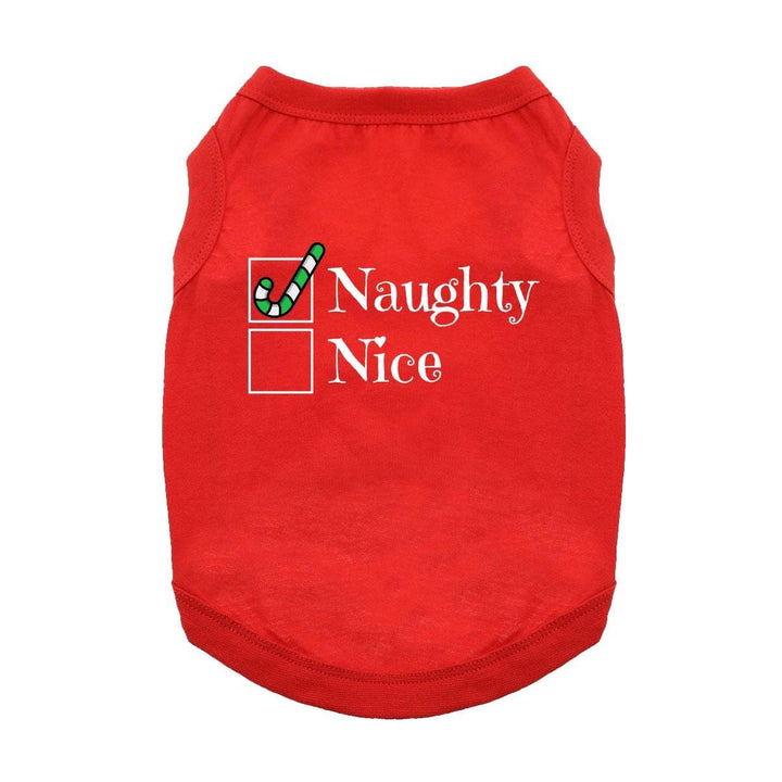 Naughty Candy Cane Dog Shirt
