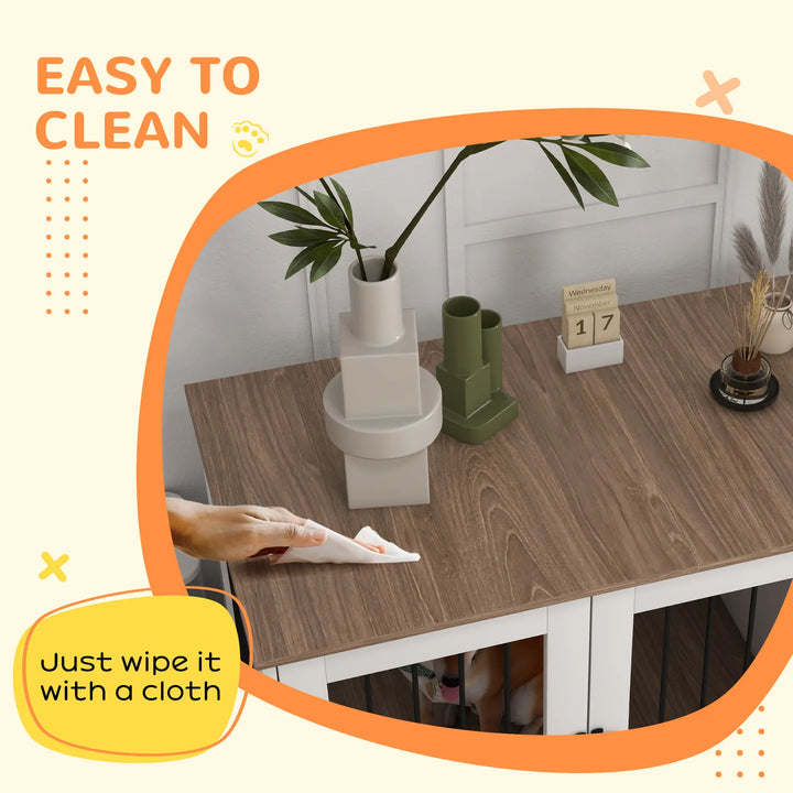 Fresh Style Dog Crate with storage