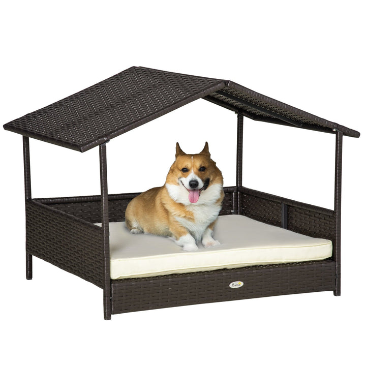 Gerard Outdoor Pet Bed with Canopy