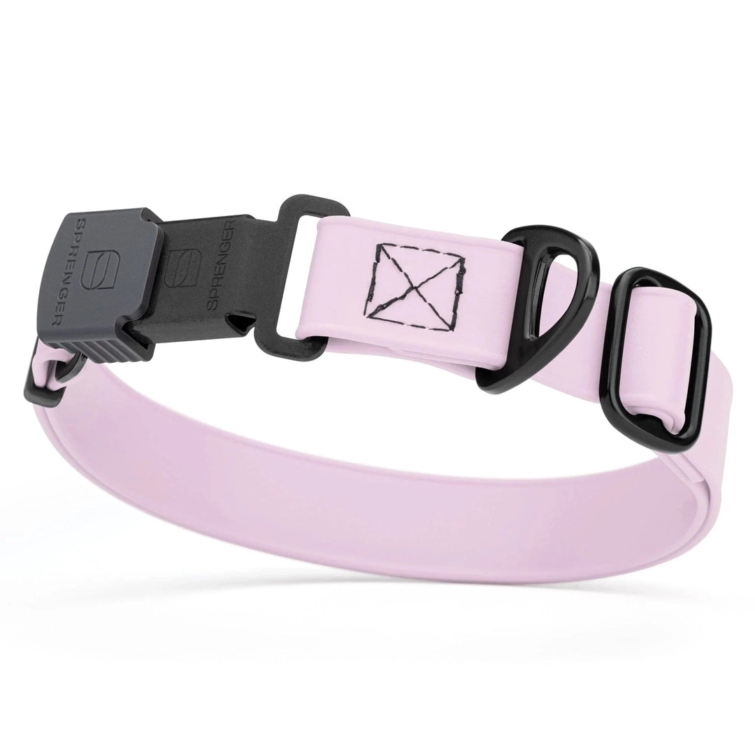 pastel purple with black hardware