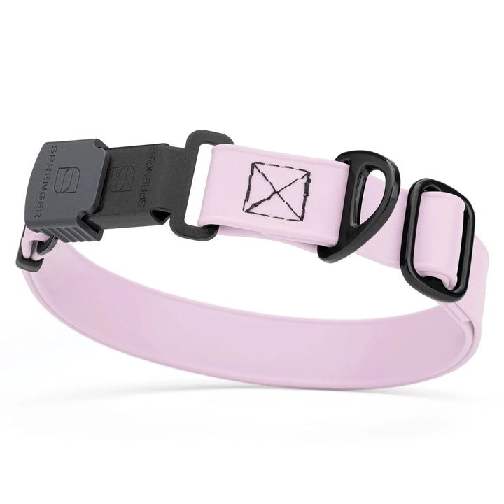 pastel purple with black hardware