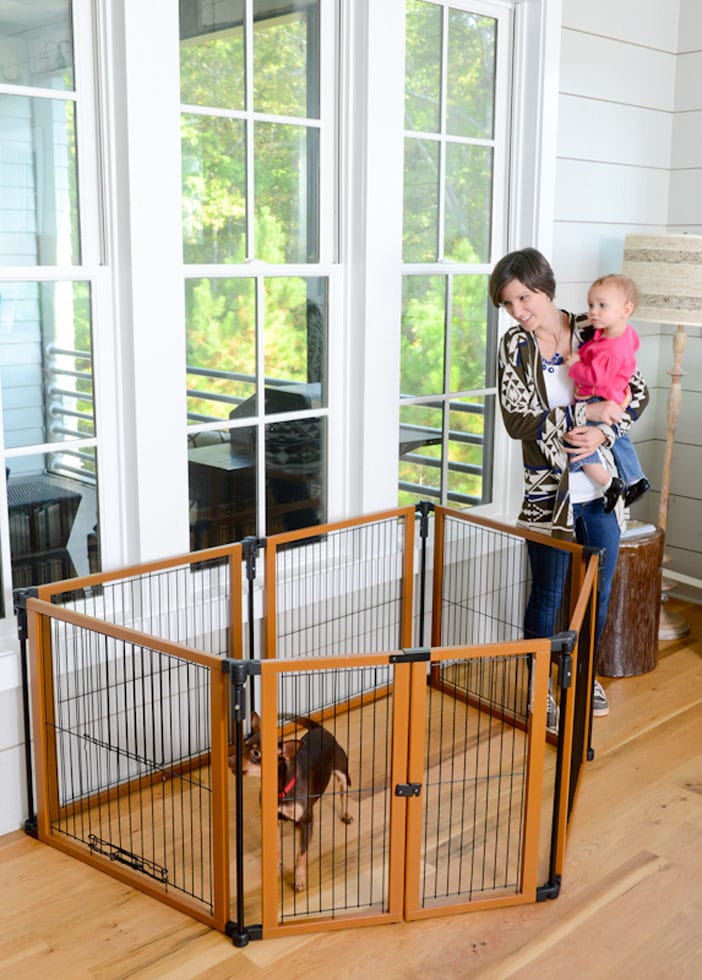 Credible Pet Gate Converts to Play Pen