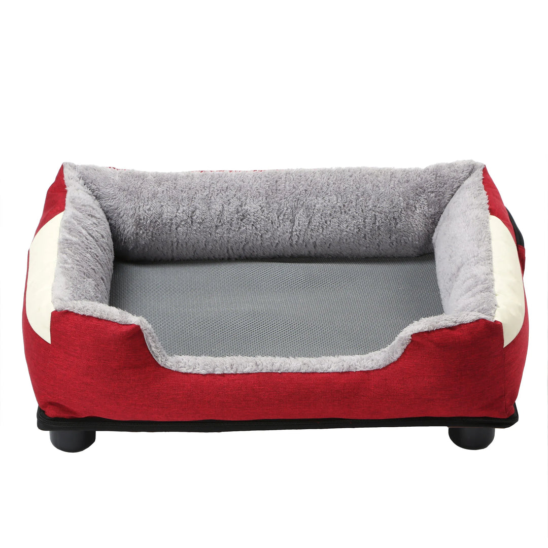 heated and cooling pet bed
