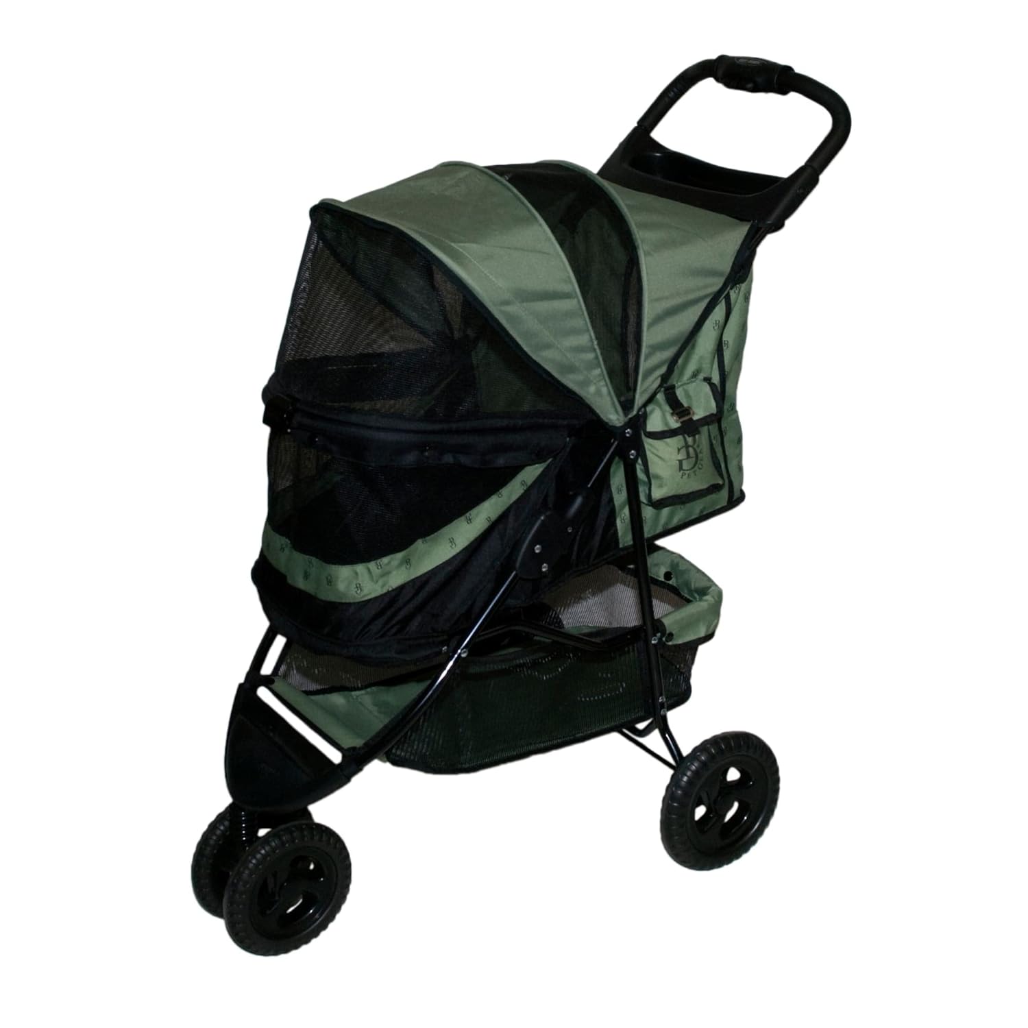 sporty dog stroller Pet Gear Sage Special Edition No-Zip Pet Stroller