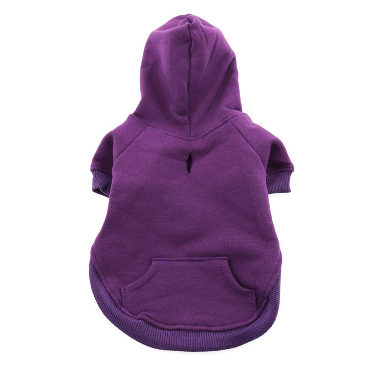 dog hoodie -purple