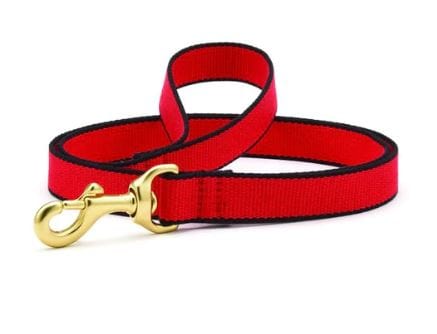 Red Embroidered Personalized Collar