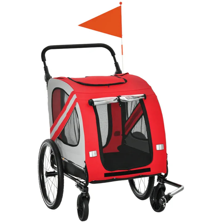2 in one Bike Trailer -Pet Stroller