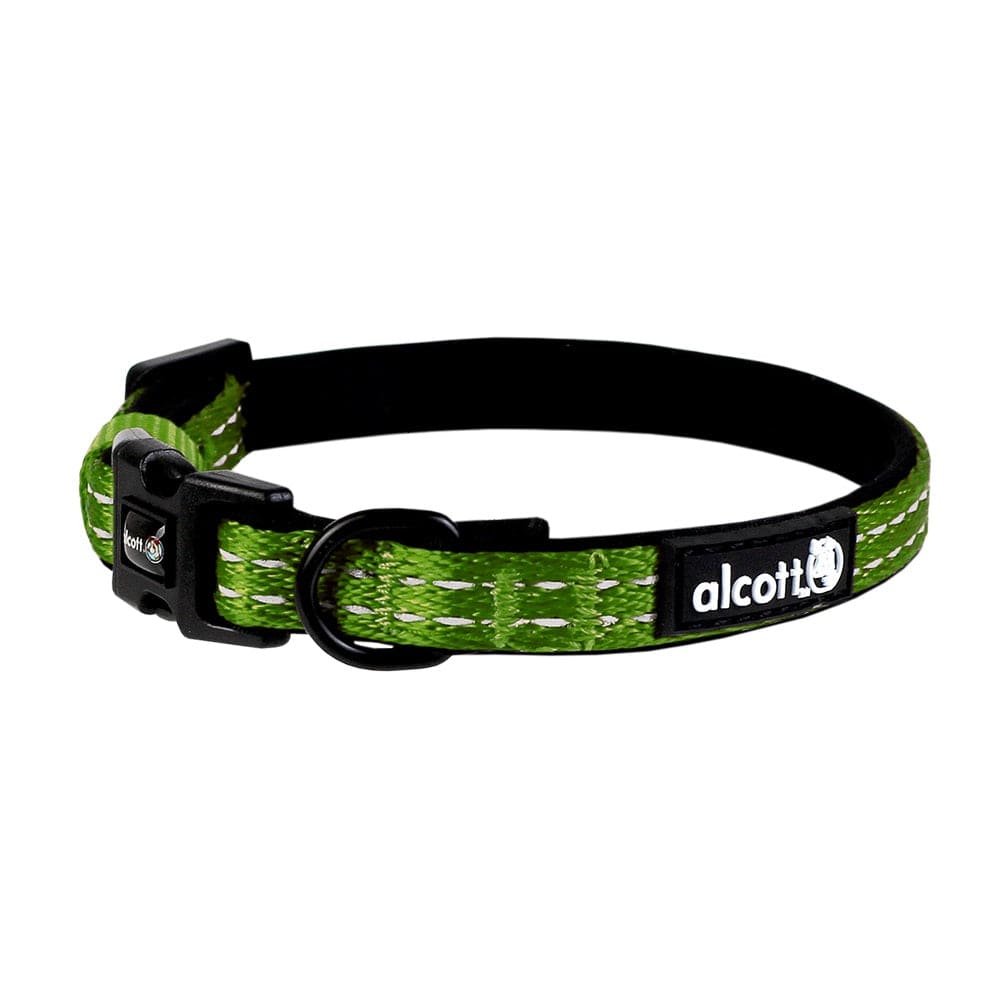 green dog collar reflective