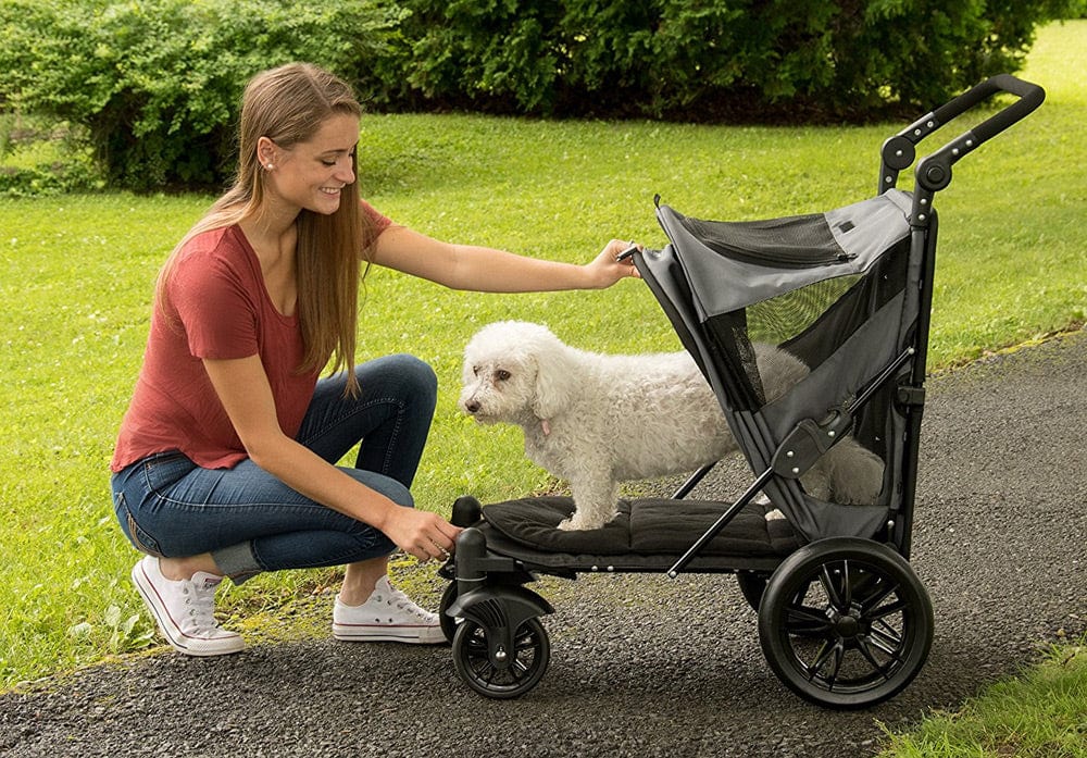 dog stroller pick up Walk In The Park Stroller for Pets – OfficialDogHouse