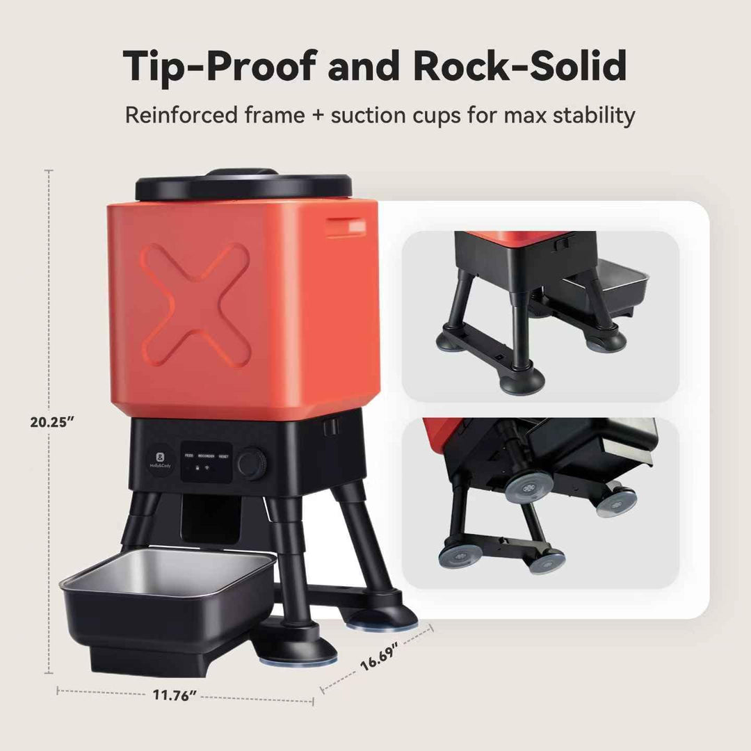 xxl Automatic timed programable dog feeder is durable