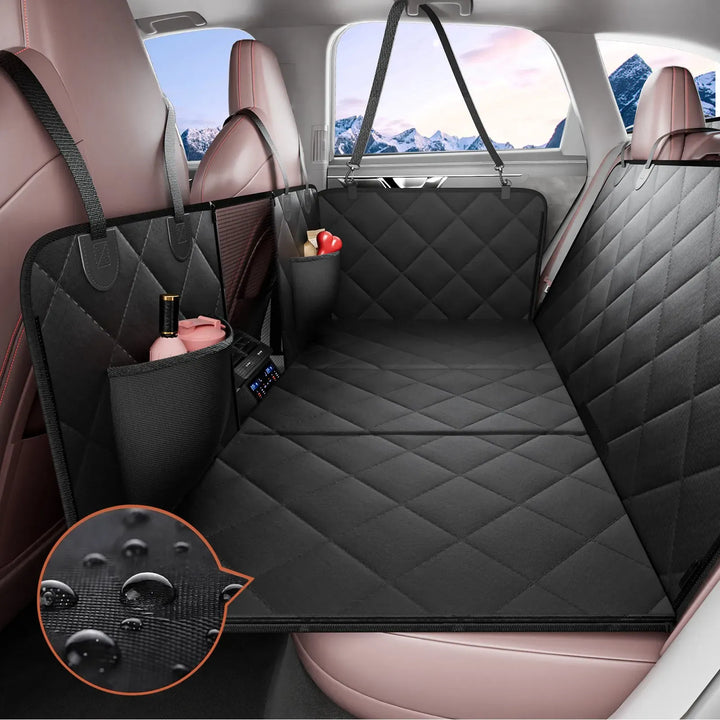 black backseat cover pet extender for dogs