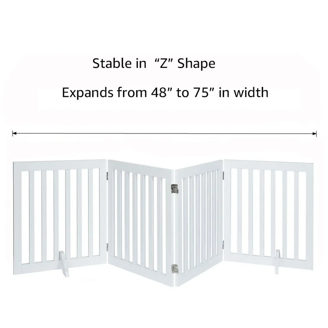 Unified 24" Tall 4 Panel Freestanding Gate