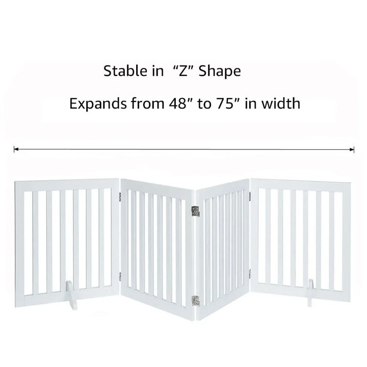 Unified 24" Tall 4 Panel Freestanding Gate