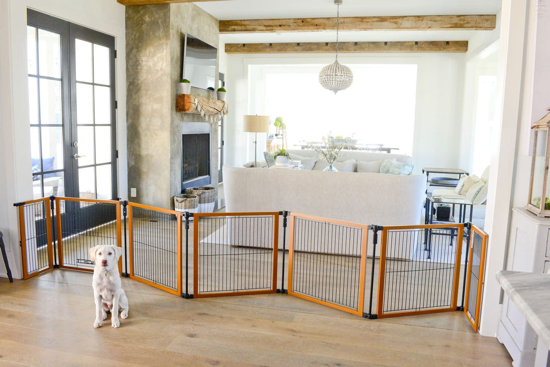 Pet Gate Converts to Play Pen