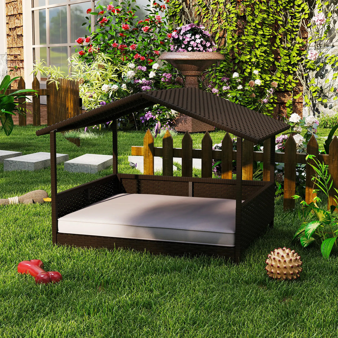 Gerard Outdoor Pet Bed with Canopy