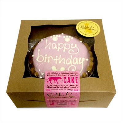 Dog Birthday Cake - Pink