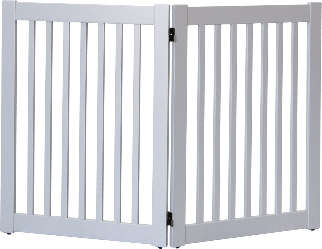 Gray -Amish Crafted 2 panel pet gate