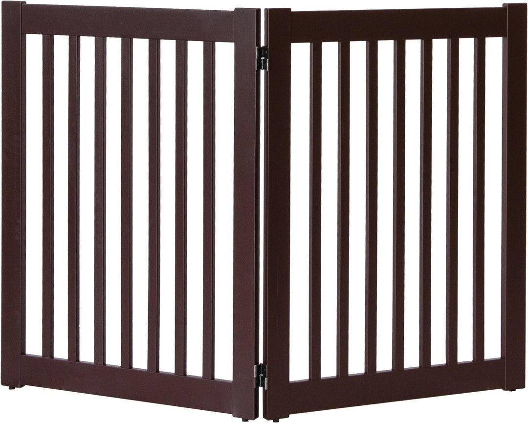 mahogany Amish Crafted 2 panel pet gate