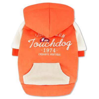 orange dog hoodie touchdog