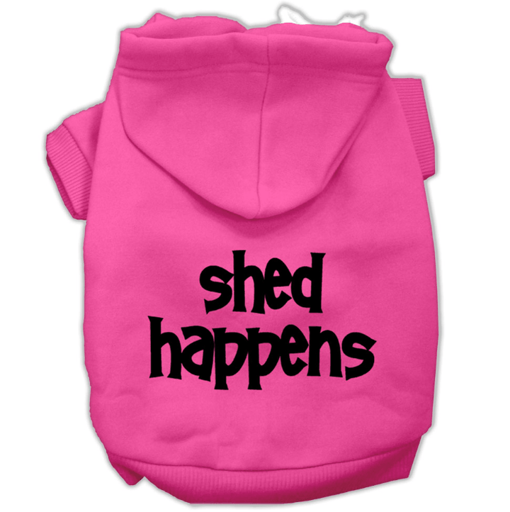 pink-hoodie-for-dog-shed-happens