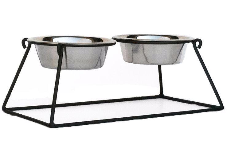 Classic Raised Single Dog Feeder High Stand + Bowl High stand Feeder Larger  Dogs