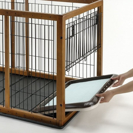 Richell expandable pet crate - side door