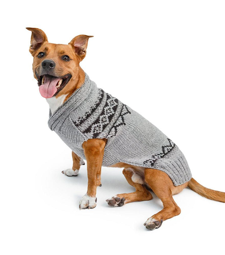 Hand Knitted Wool Dog Sweater -Gray – OfficialDogHouse