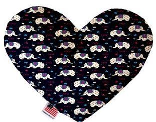 soft dog toy heart with elephants