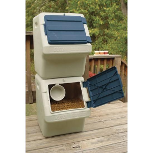 1pc Single Layer Stackable Pet Food Can Organizer