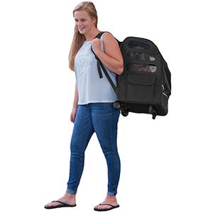 backpack dog carrier-Large Pet Gear -Black