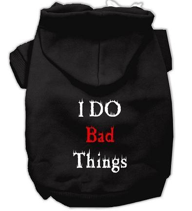 black hoodie for pitbul dogs-i-do-bad-things