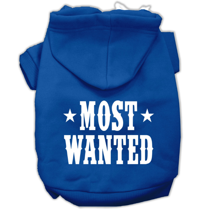 blue-hoodie-for-dogs-MOST WANTED