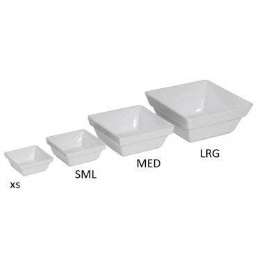 square white ceramic bowls