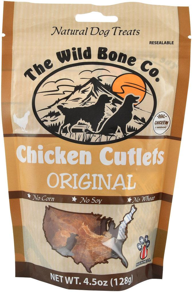 chicken cutlet dog treat wild bonel