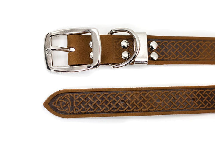 luxury leather -dog-collar -euro