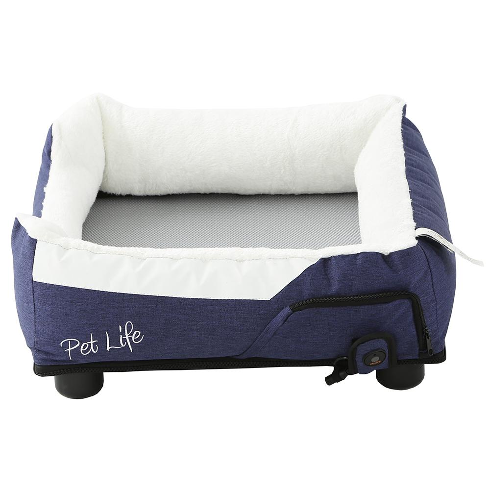 cooling hated blue dog bed