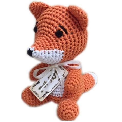 Organic cotton Knit Dg Toy USA made -Fox
