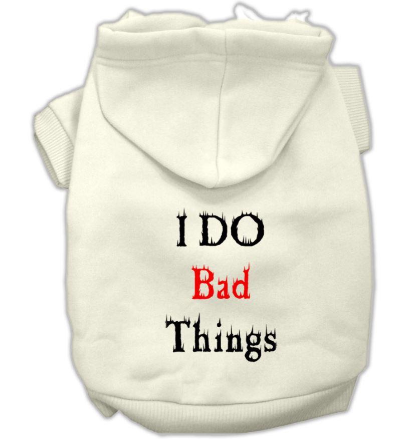 dog- hoodie-cream-i-do-bad-things-design