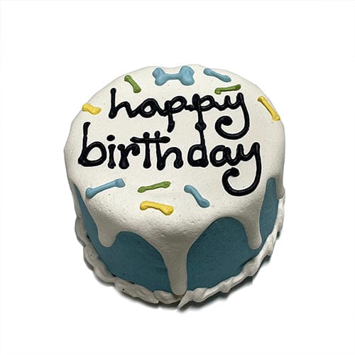 blue dog birthday cake